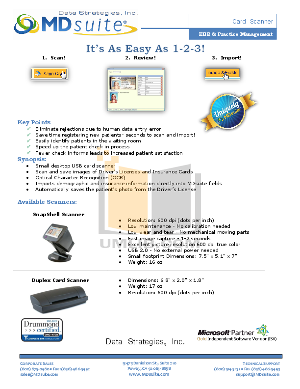 Download free pdf for CSSN ScanShell 800DXN Scanner manual